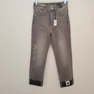 NWT Express Super High Rise Crop Jeans